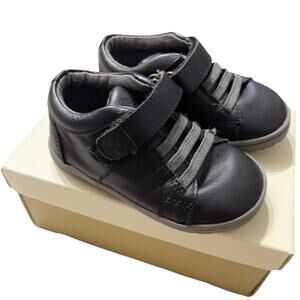 Tucker + Tate Toddler Boys Black Leather Shoes Size 4